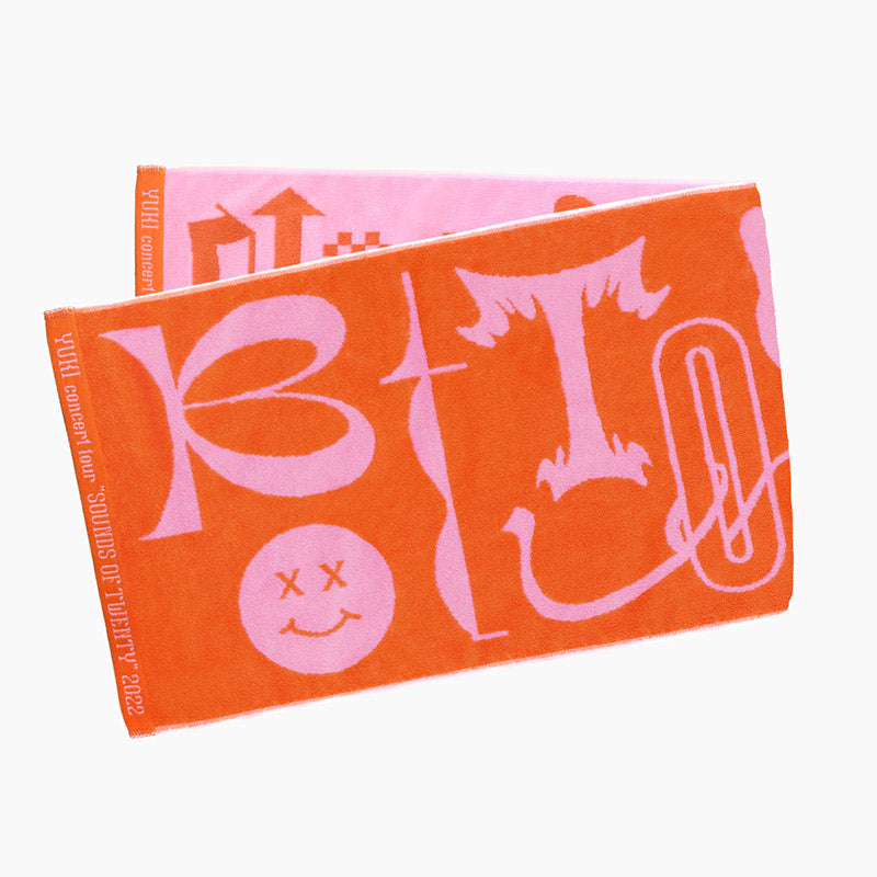 Bottoms Up(タオル)Orange×Pink