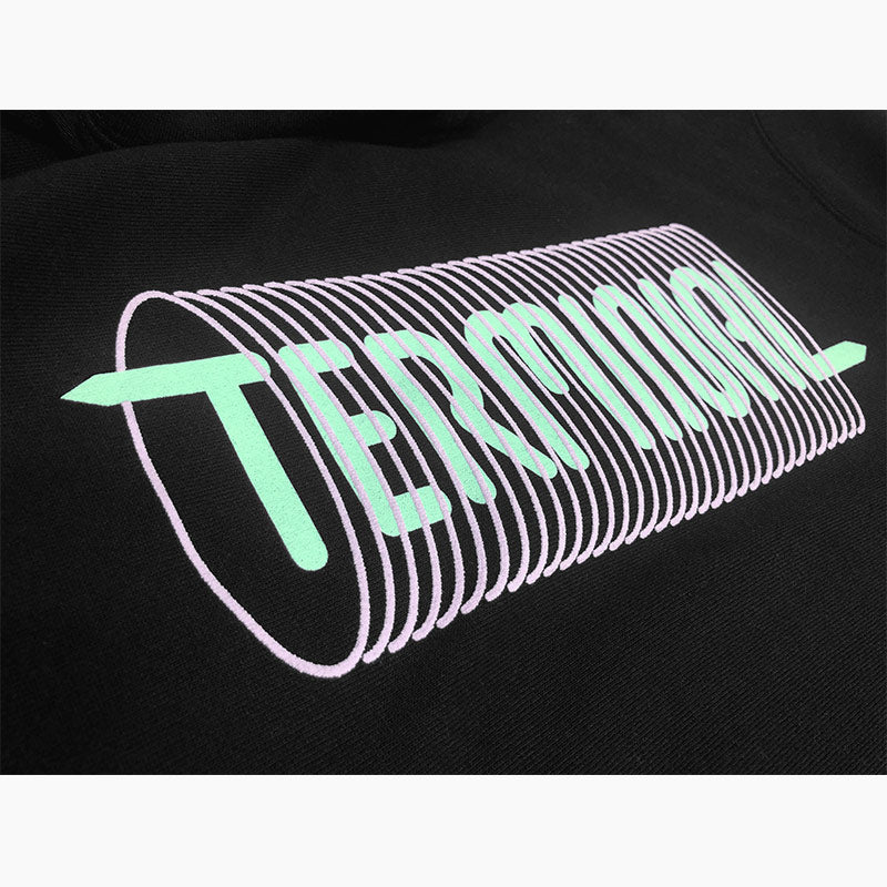 TERMINAL（フーディー／黒）
